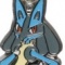 Pocket Monsters - Lucario - Metal Charm - Zenkoku Zukan Metal Charm - 448 (Pokémon Center)