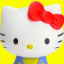 Hello Kitty - 2015 McDonald's Promotional Hello Kitty Toys - Embosser - Happy Set - Hello Kitty Bow Embosser (McDonald's)