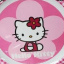 Hello Kitty - Sanrio Characters - Plastic Cup - Plate (Trudeau Corporation)