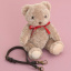 Doll Clothes - Super Dollfie・Meets・Pink House - Teddy Bear Shoulder Bag - Red Ribbon (PINK HOUSE, Volks)
