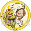 Digimon Adventure 02 - Armadimon - Hida Iori - Badge - Digimon Adventure Series: Gyao Colle Can Badge - Digimon Adventure Series: Gyao Colle Collection - Gyao Colle (Y Line)