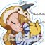 Digimon Adventure - Gabumon - Ishida Yamato - Acrylic Keychain - Digimon Adventure Series: Gyao Colle Acrylic Key Chain - Digimon Adventure Series: Gyao Colle Collection - Gyao Colle (Y Line)