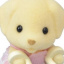 Sylvanian Families - Baby Collection - Baby Band Series - Yellow Labrador Baby and xylophone with mallets (Epoch)