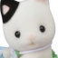 Sylvanian Families - Baby Collection - Baby Band Series - Tuxedo Cat Baby and piano (Epoch)