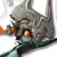 Zelda no Densetsu: Twilight Princess - Midna - Wolf Link - Acrylic Keychain (empty)