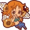 One Piece - Nami - Keyholder - Mascot Keychain - Rubber Keychain - Rubber Mascot - Rubber Mascot MoguMogu ONE PIECE Sanji no Kitchen -Brunch- (MegaHouse)
