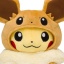 Pocket Monsters - Pikachu - Fan of Pikachu & Eievui - Pokécen Plush - Eievui Poncho (Pokémon Center)