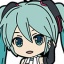 Vocaloid - Hatsune Miku - Hatsune Miku Nendoroid Plus Rubber Keychain - Nendoroid Plus - Rubber Keychain - Append (Good Smile Company)